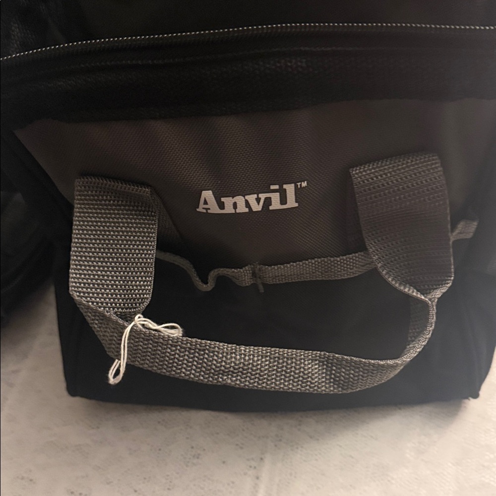Anvil Black and Gray Duffel Tool Bag